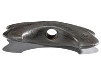 A Banded Slate Double Crescent Bannerstone