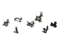 Seven Near Eastern and Roman Bronze Animals