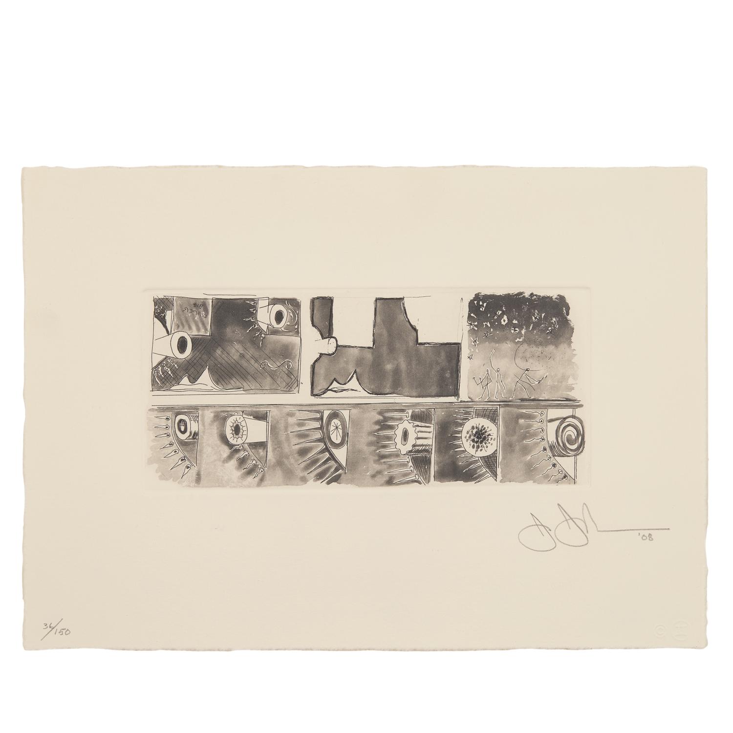 Jasper Johns (American, b. 1930) — Untitled (from Artists for Obama), 2008
