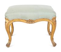 A Louis XV Style Giltwood Tabouret — 19TH CENTURY