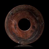 A Chinese Huanghuali Wood Brush Pot, Bitong, Qing Dynasty 清 黃花梨素面筆筒