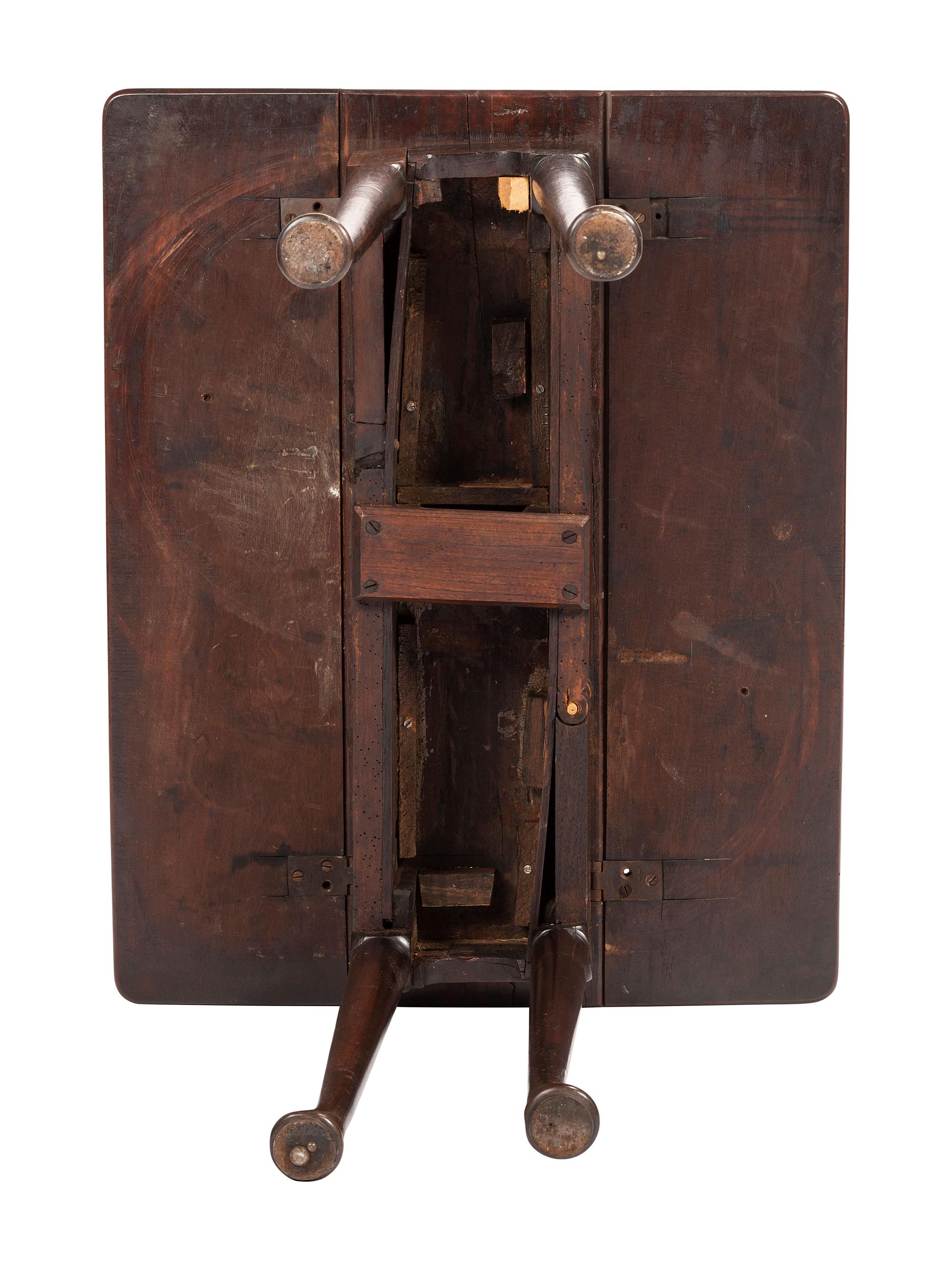 A George III Mahogany Drop Leaf Table