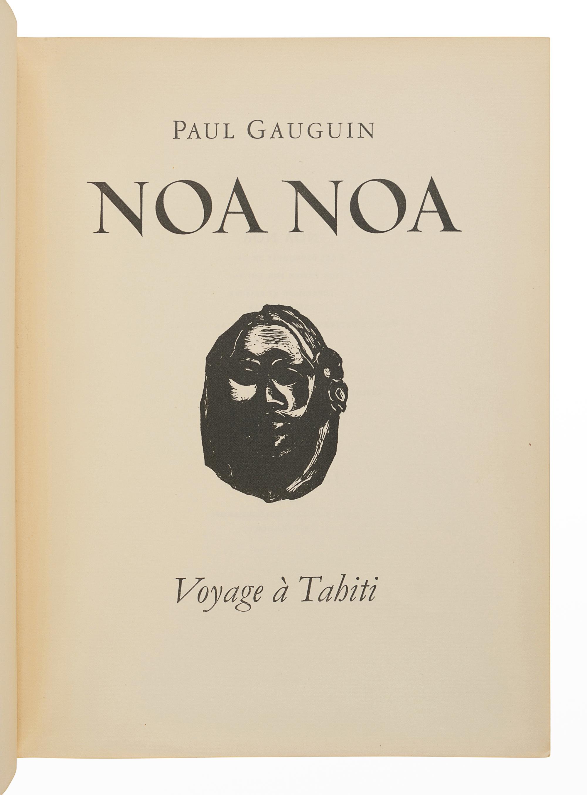 GAUGUIN, Paul (1848-1903). Noa Noa: Voyage à Tahiti. Stockholm: Victor Pettersons Bokindustriaktiebolag, 1947.