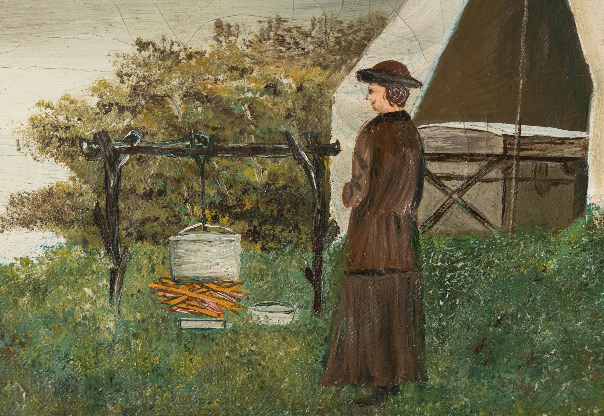 American School 20th Century, Fishing in the Adirondacks