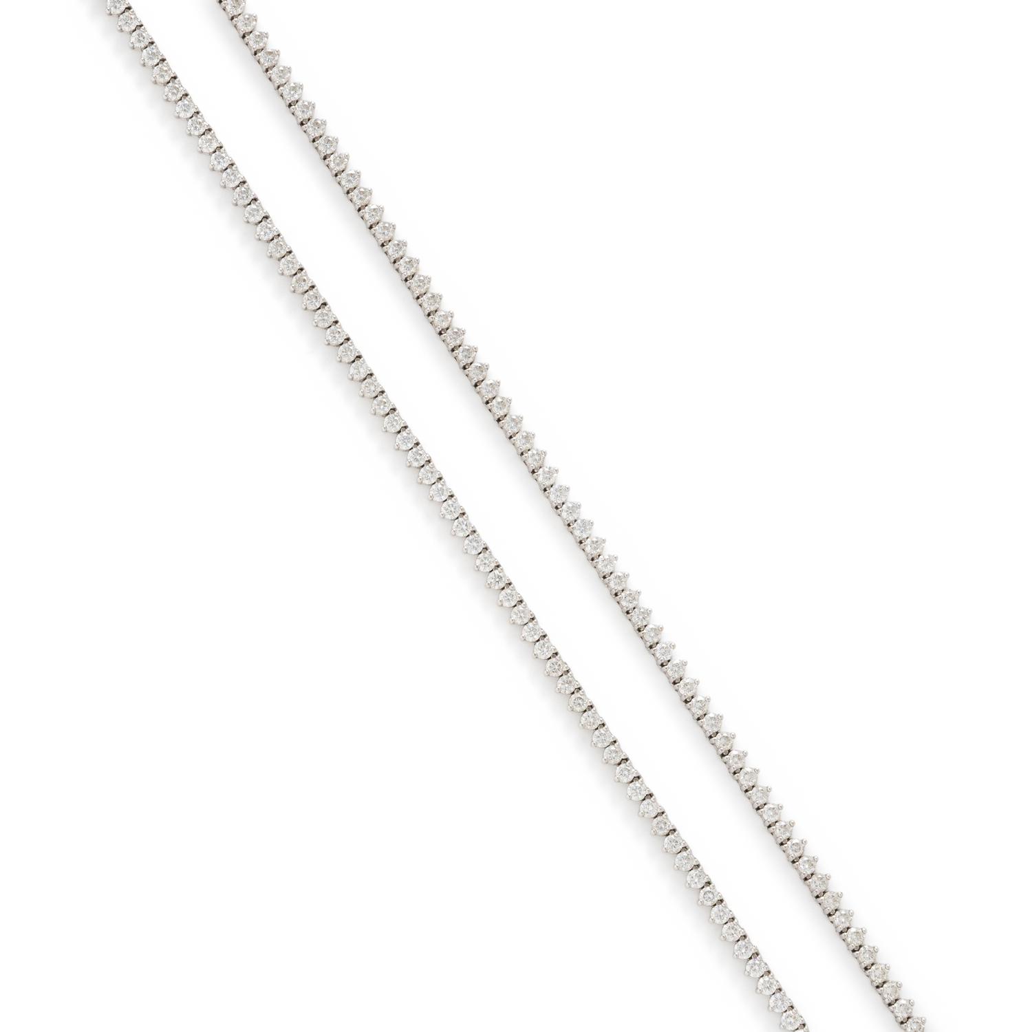 ROBERTO COIN, DIAMOND LINE NECKLACE