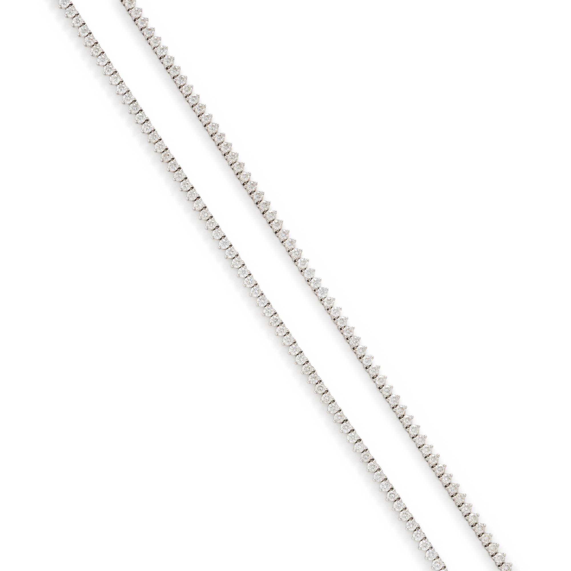 ROBERTO COIN, DIAMOND LINE NECKLACE
