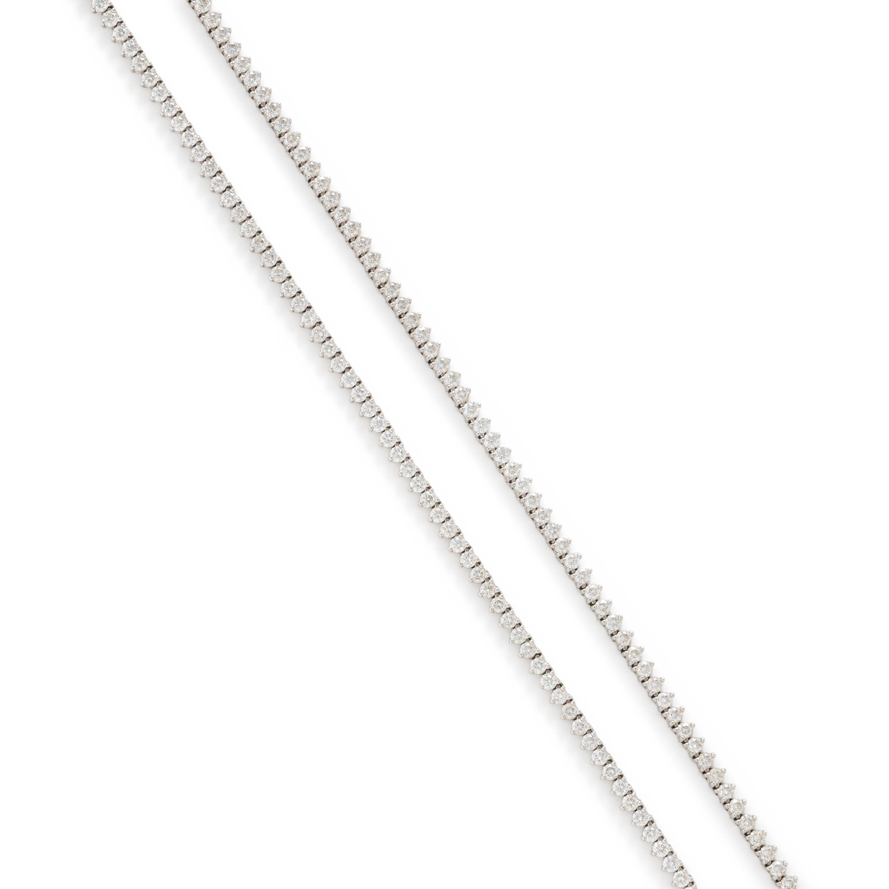ROBERTO COIN, DIAMOND LINE NECKLACE