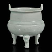 A Chinese Qingbai-type tripod censer 青白釉三足香炉 Northern Song dynasty or later ?????