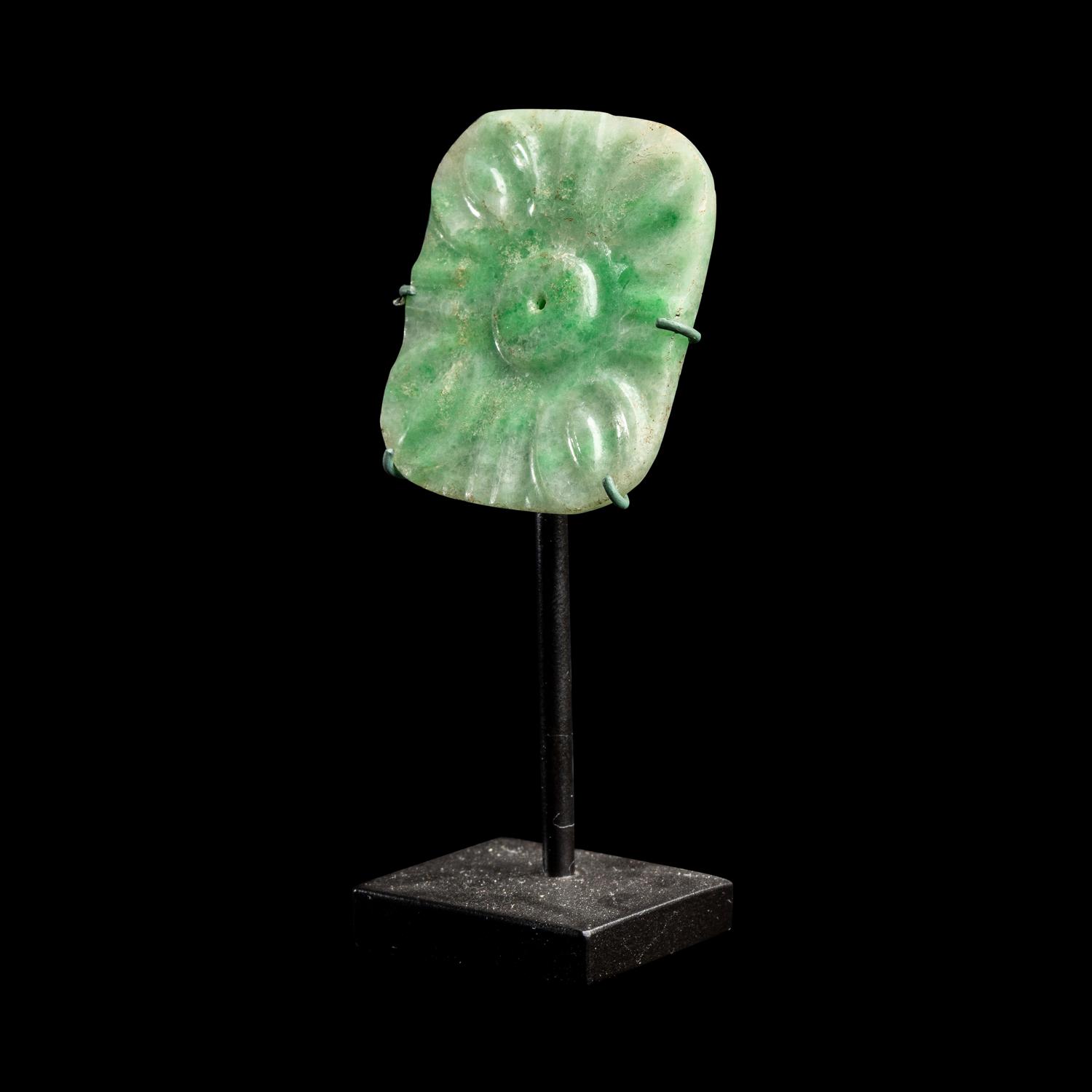 A Maya Jade Headband Ornament