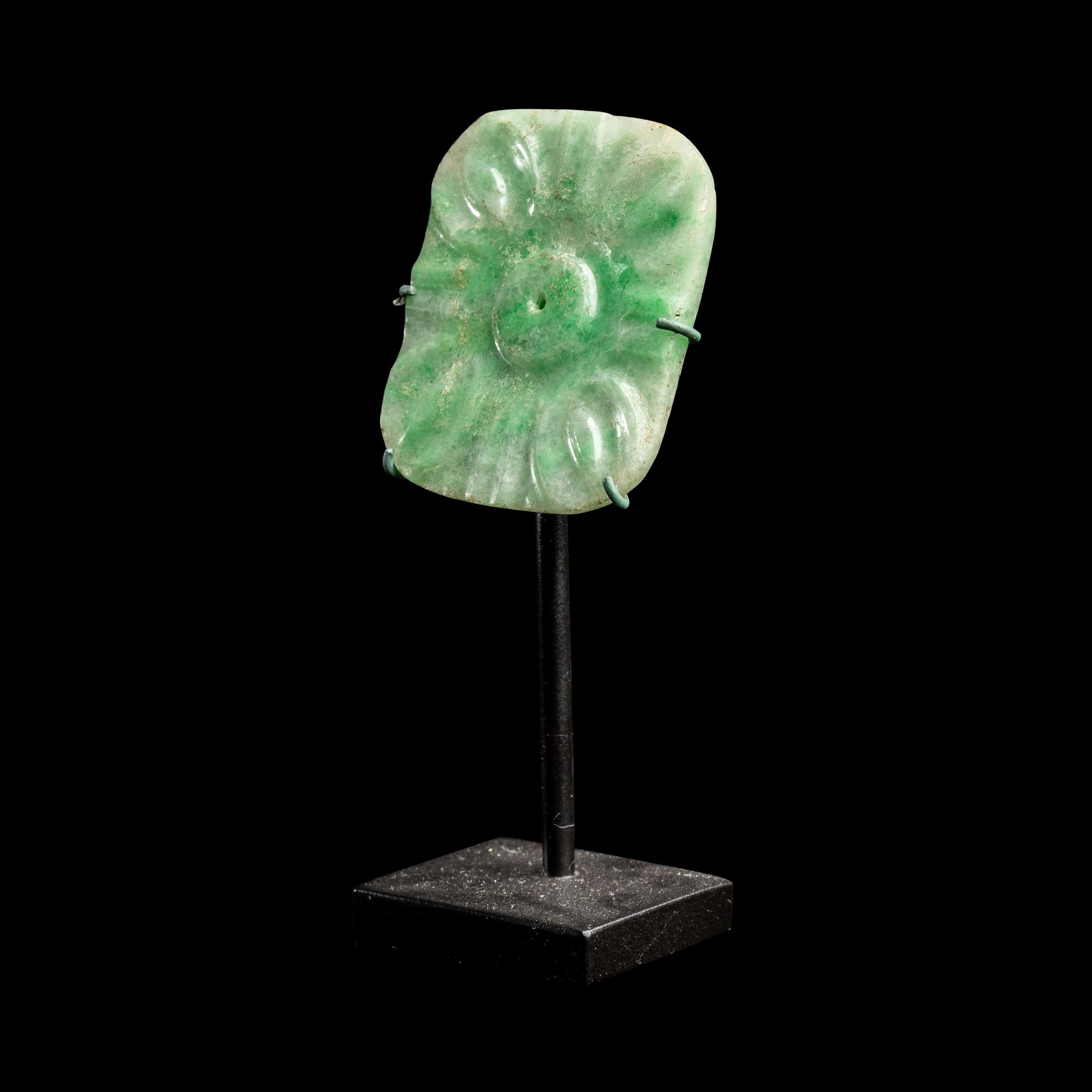 A Maya Jade Headband Ornament
