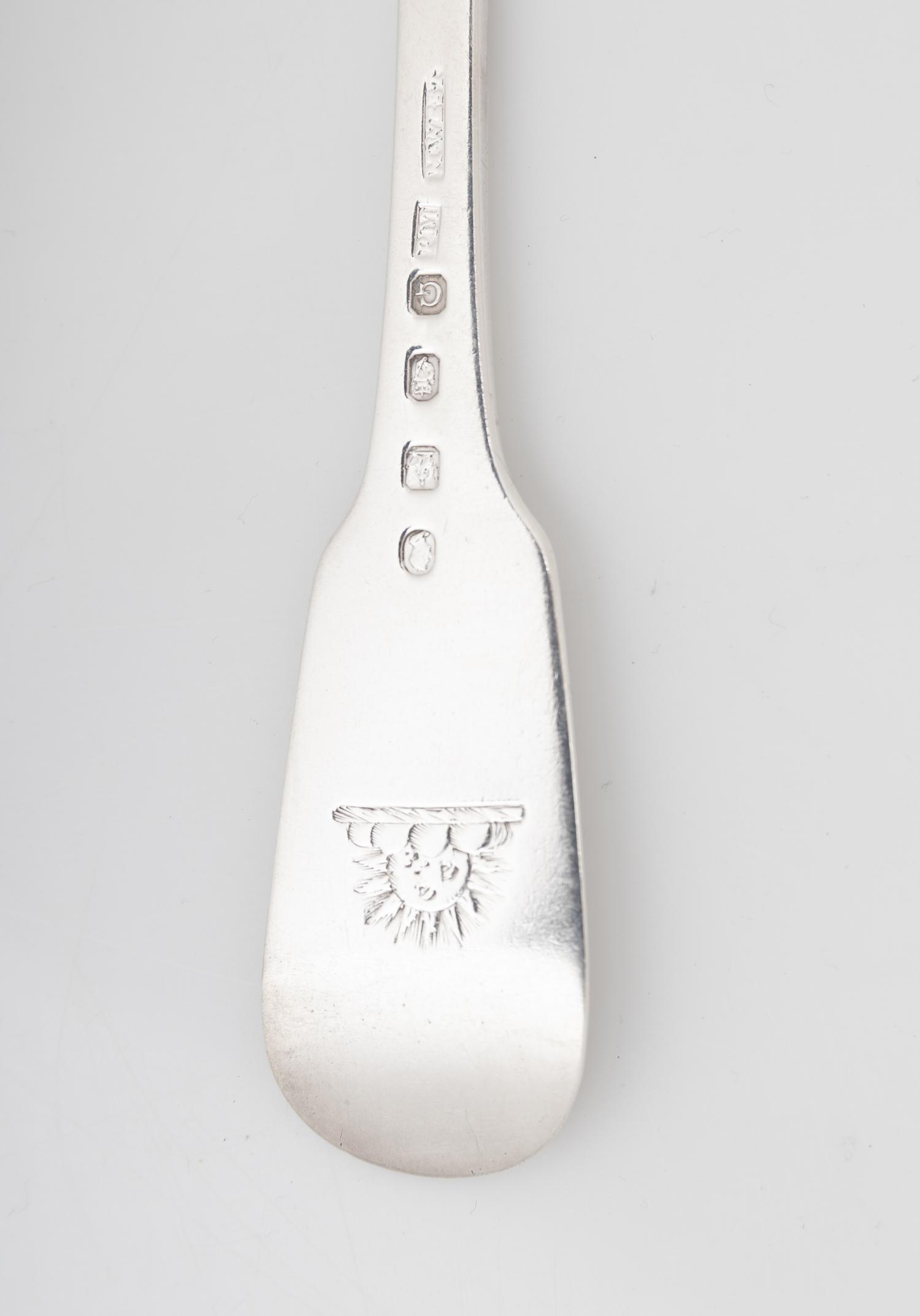 An Assembled George III Silver Flatware Service