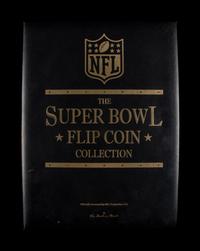 A Danbury Mint Super Bowl NFL Flip Coin Collection Book