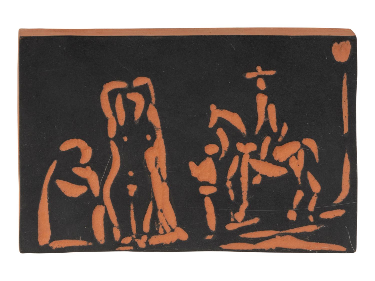 Personnages et cavalier (A.R. 540)