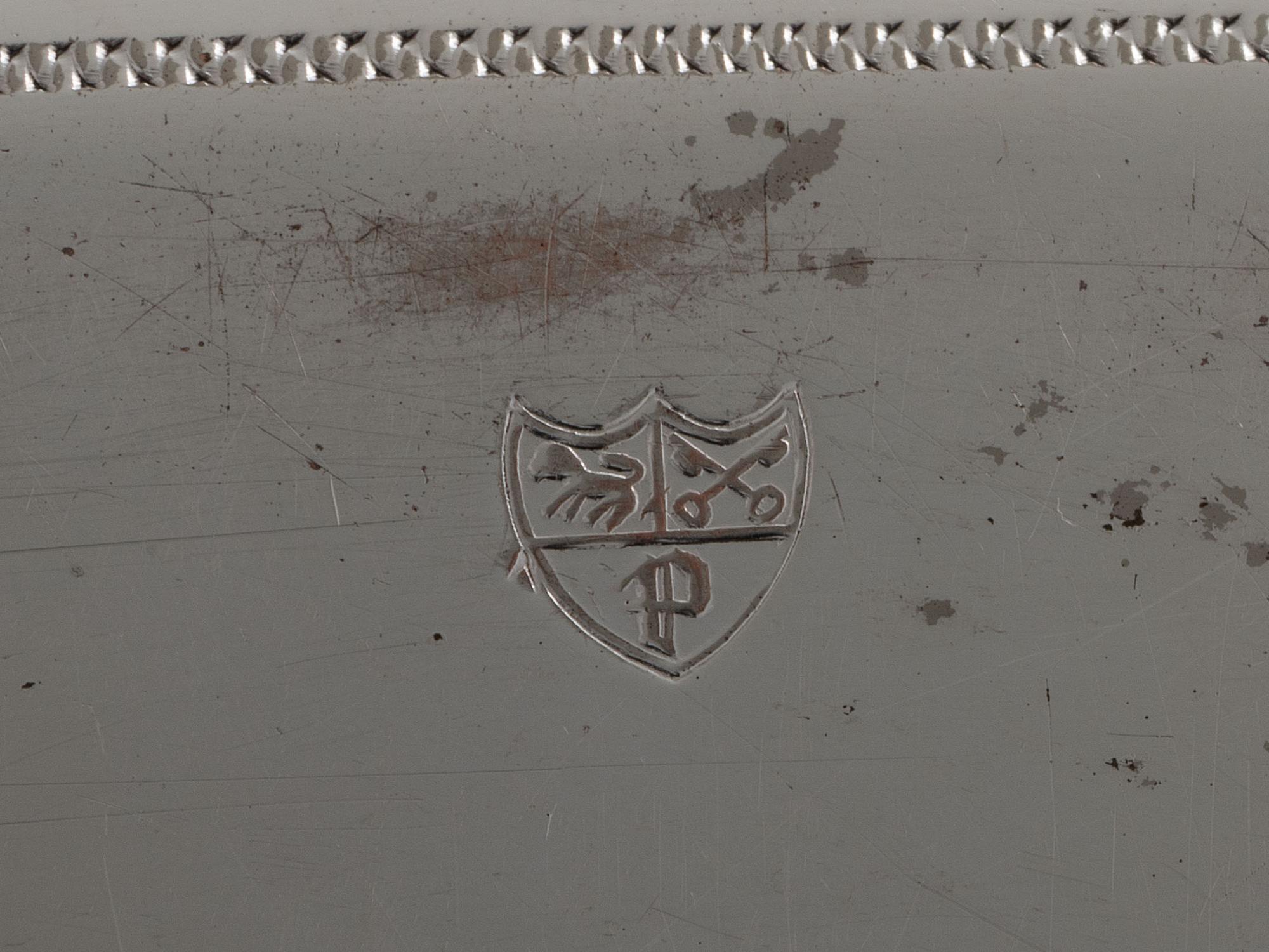 A Silverplate Cigarette Case