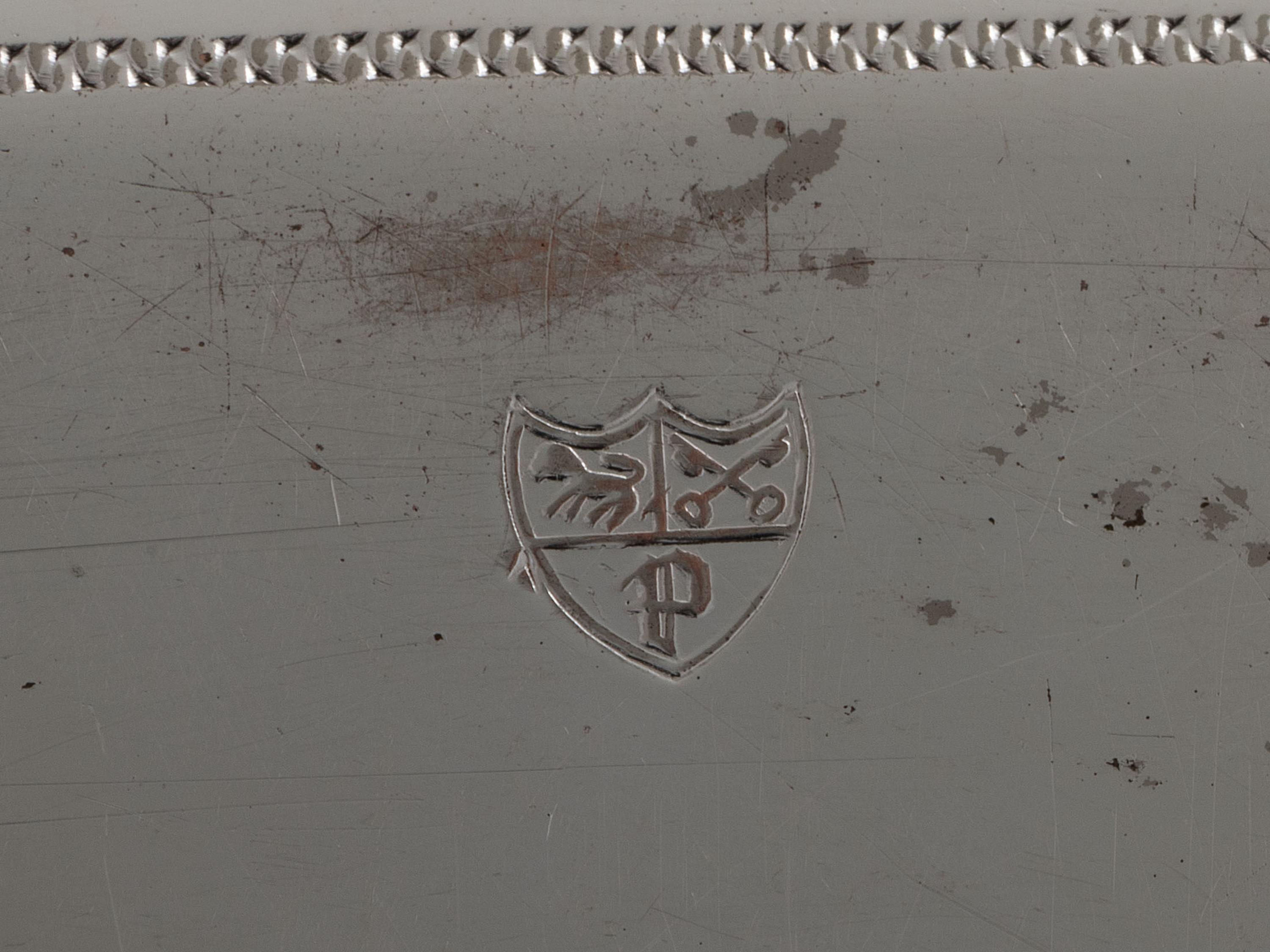 A Silverplate Cigarette Case