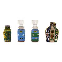 Paiute Beaded Bottles and Decanters