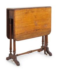 A Regency Diminutive Mahogany Drop-Leaf Table