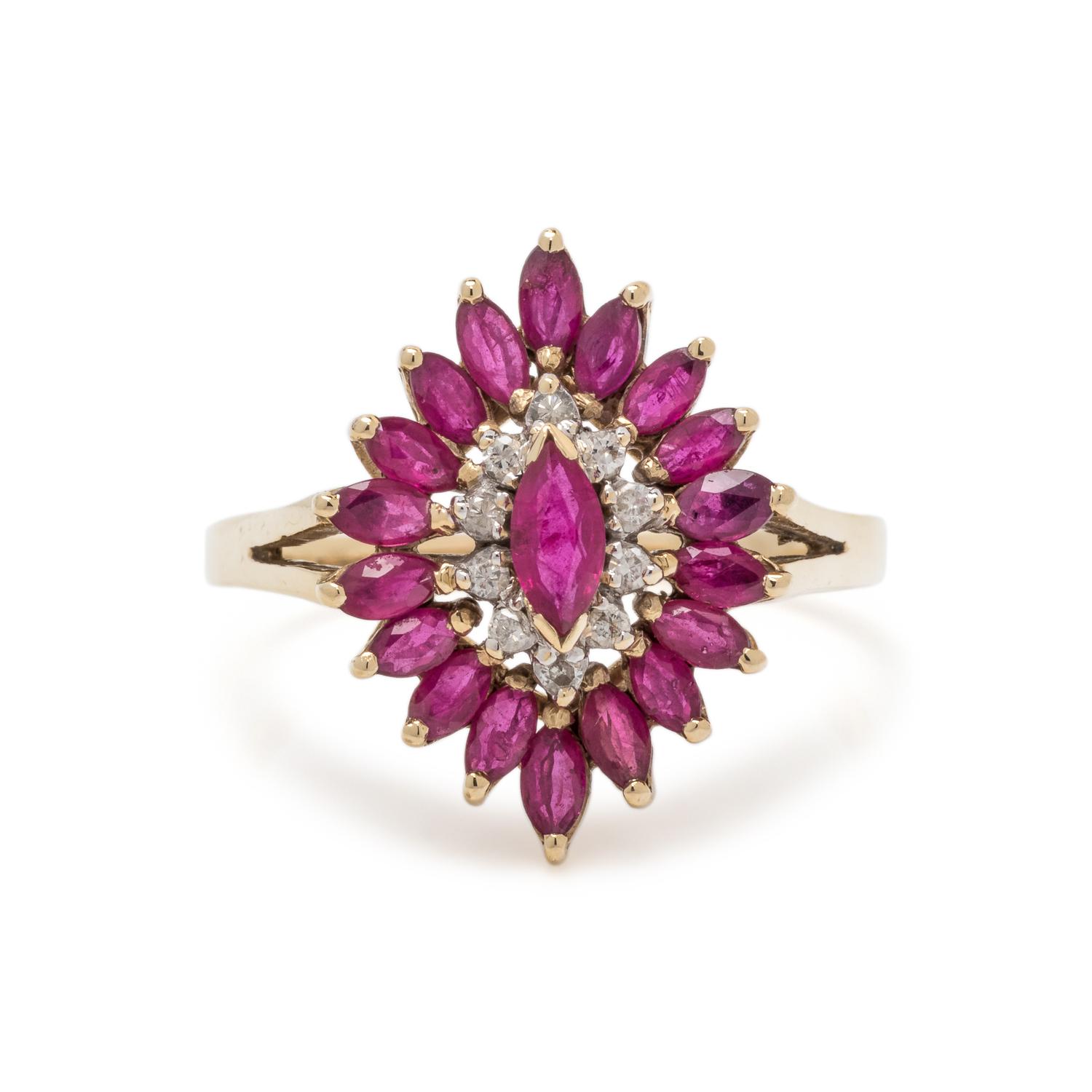 RUBY AND DIAMOND RING