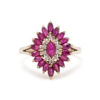 RUBY AND DIAMOND RING
