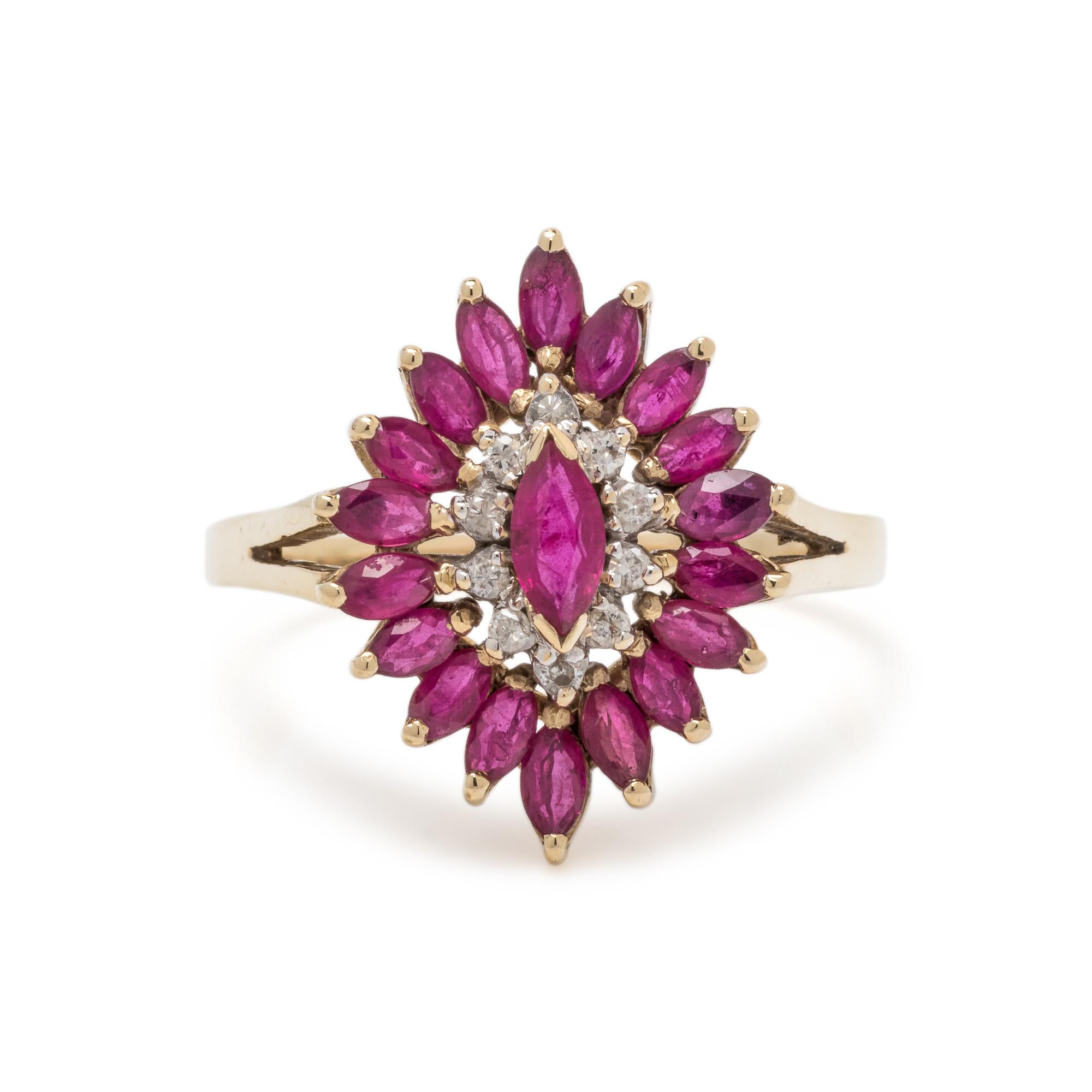 RUBY AND DIAMOND RING