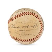 A 1936 Toronto Maple Leafs Team Signed Autograph Baseball