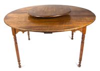 An American Maple Lazy Susan Table Height 29 x diameter 60 inches. — 20TH CENTURY