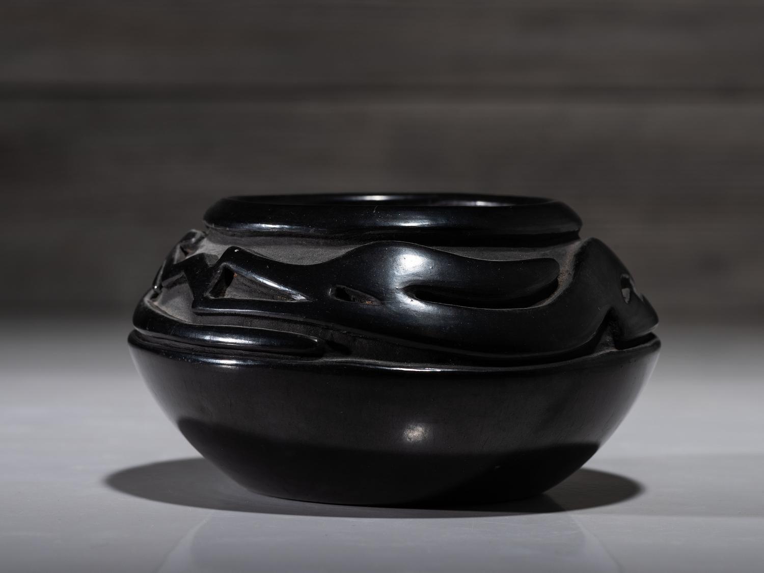 Blackware Pottery Jar