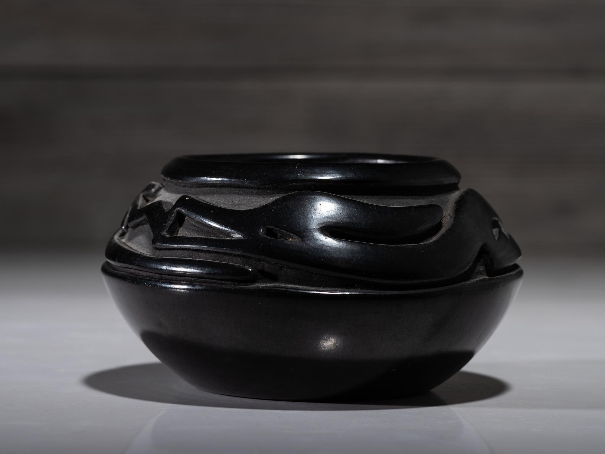 Blackware Pottery Jar