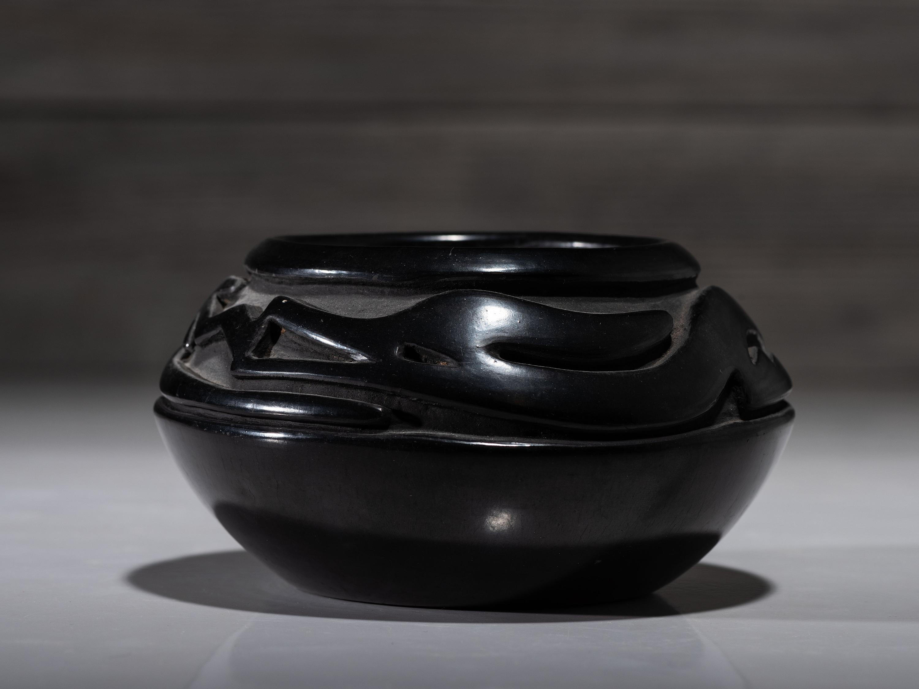 Blackware Pottery Jar