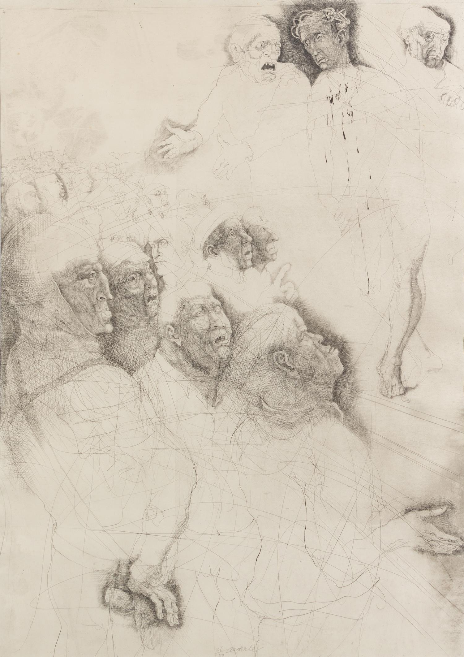 Jiri Anderle, (Czech, b. 1936), Eleven Figure Studies