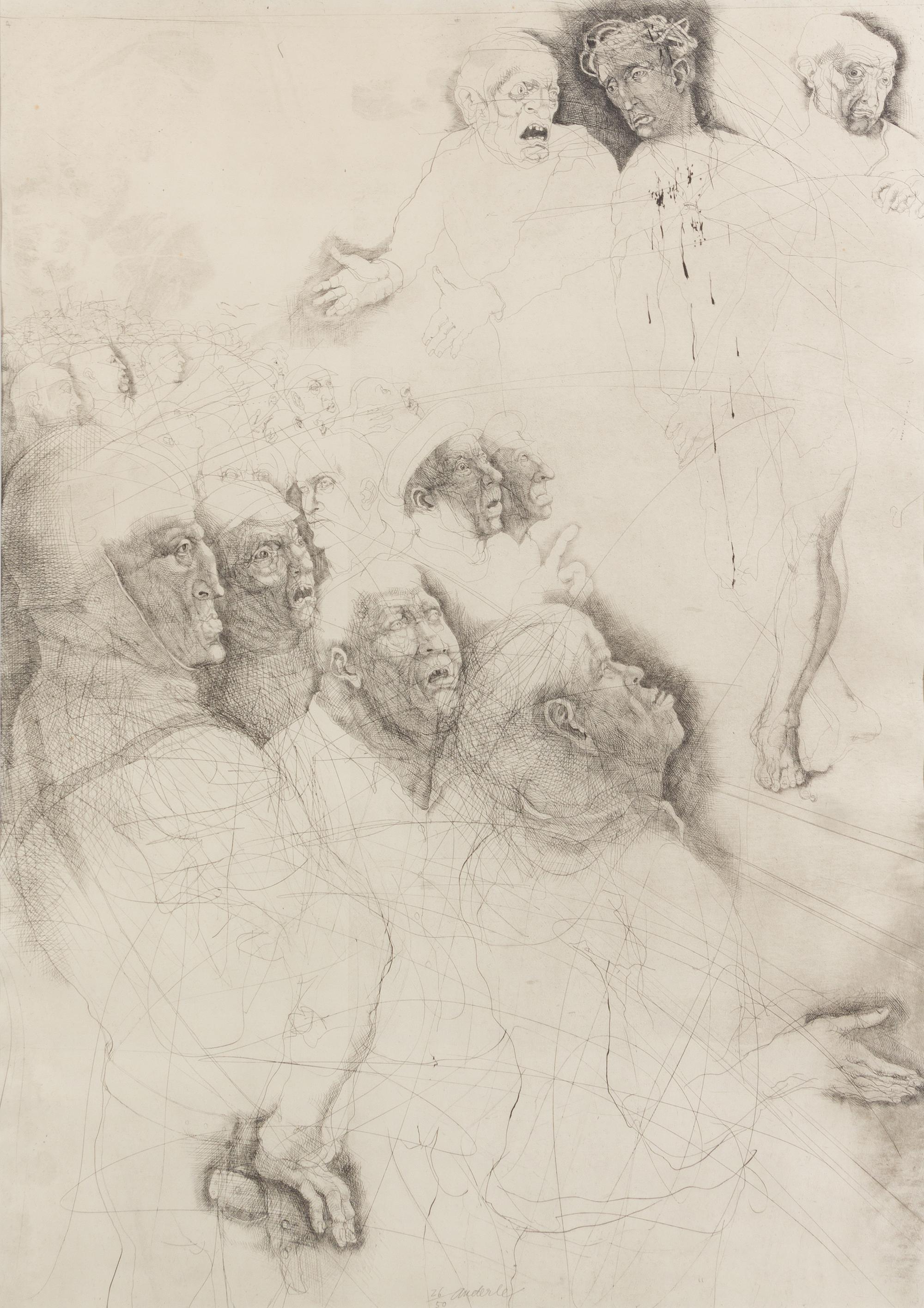 Jiri Anderle, (Czech, b. 1936), Eleven Figure Studies