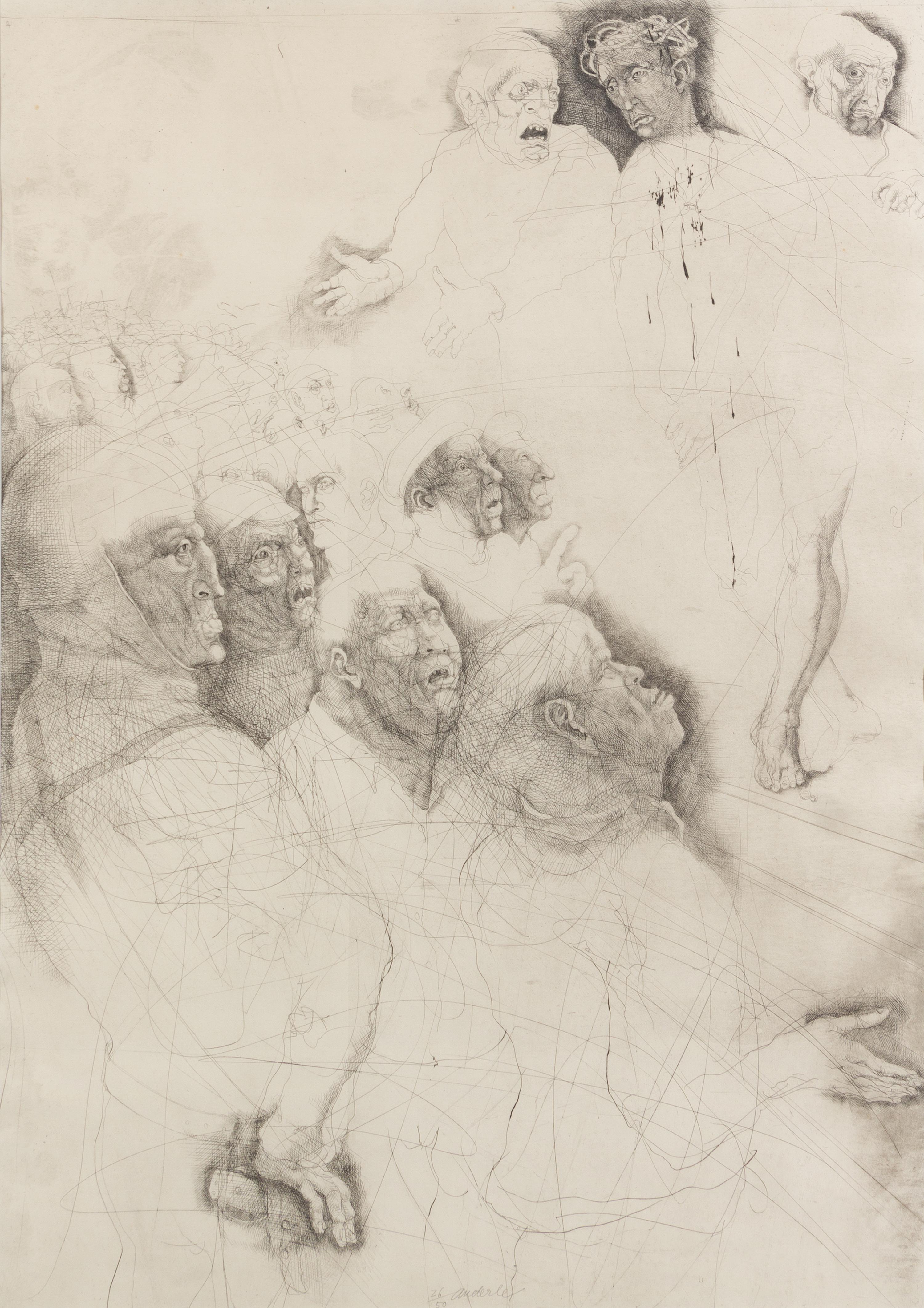Jiri Anderle, (Czech, b. 1936), Eleven Figure Studies