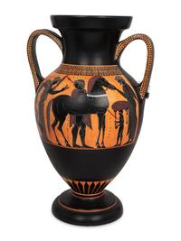 A Group of Nine Greek Style Vessels