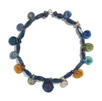 A Roman Glass Medallion Necklace