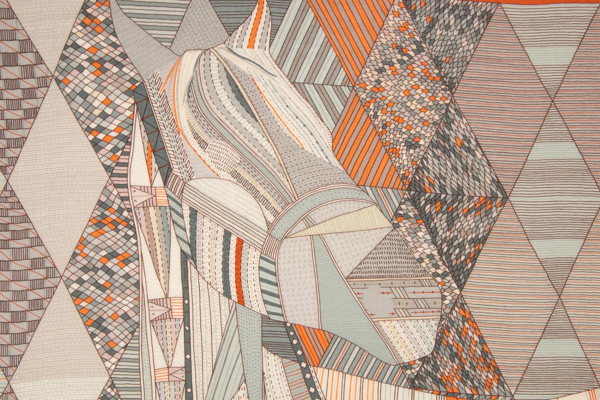 Hermès Cashmere-Silk Shawl 140cm