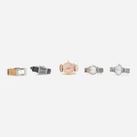 A collection of Ladies Designer Watches Burberry, Fendi, Gucci, Charriol, Corum