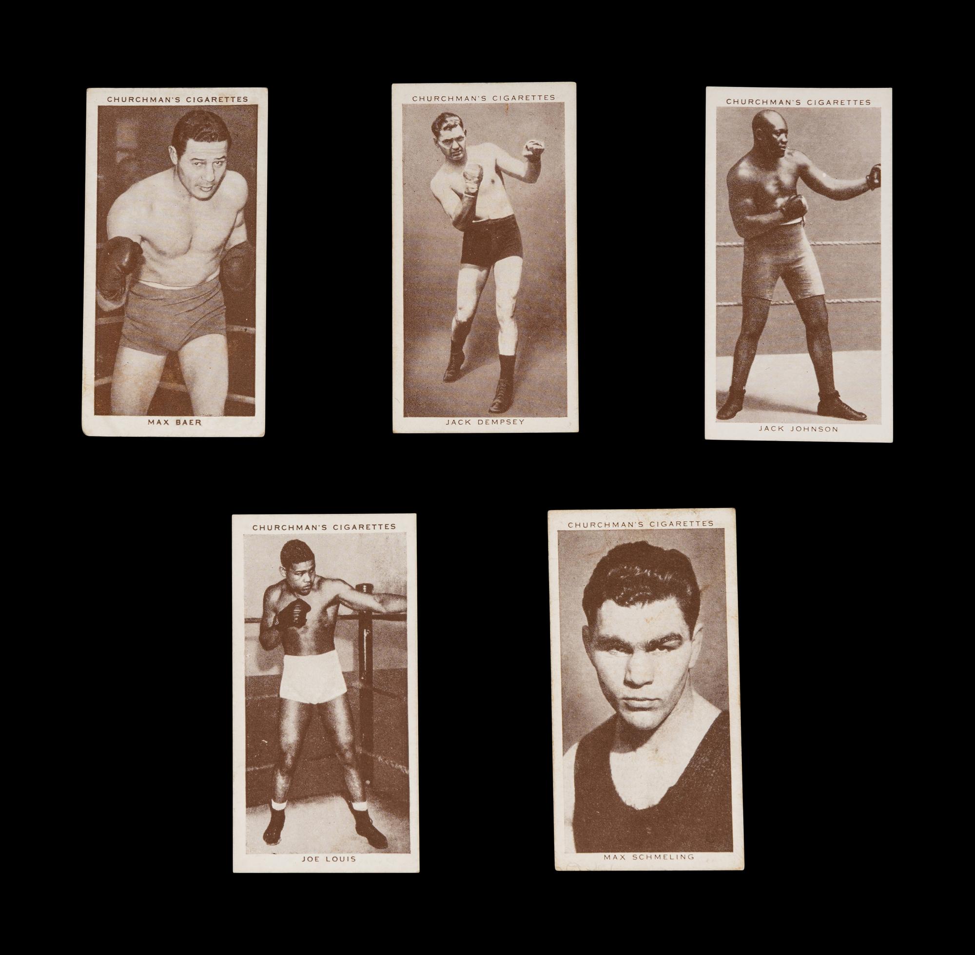 A Complete Set of 1938 Churchman's Cigarettes Boxing Cards (50/50)