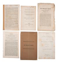 [HARRISON, William Henry]. A group of pamphlets including campaign biographies and illustrated examples.