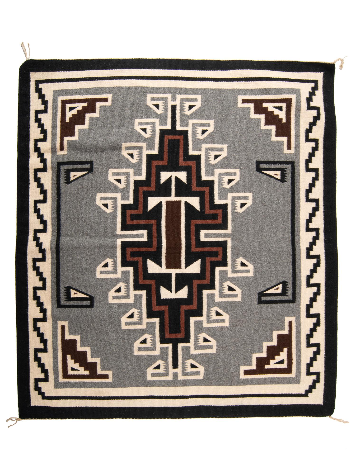 Navajo Two Grey Hills Weaving / Rug