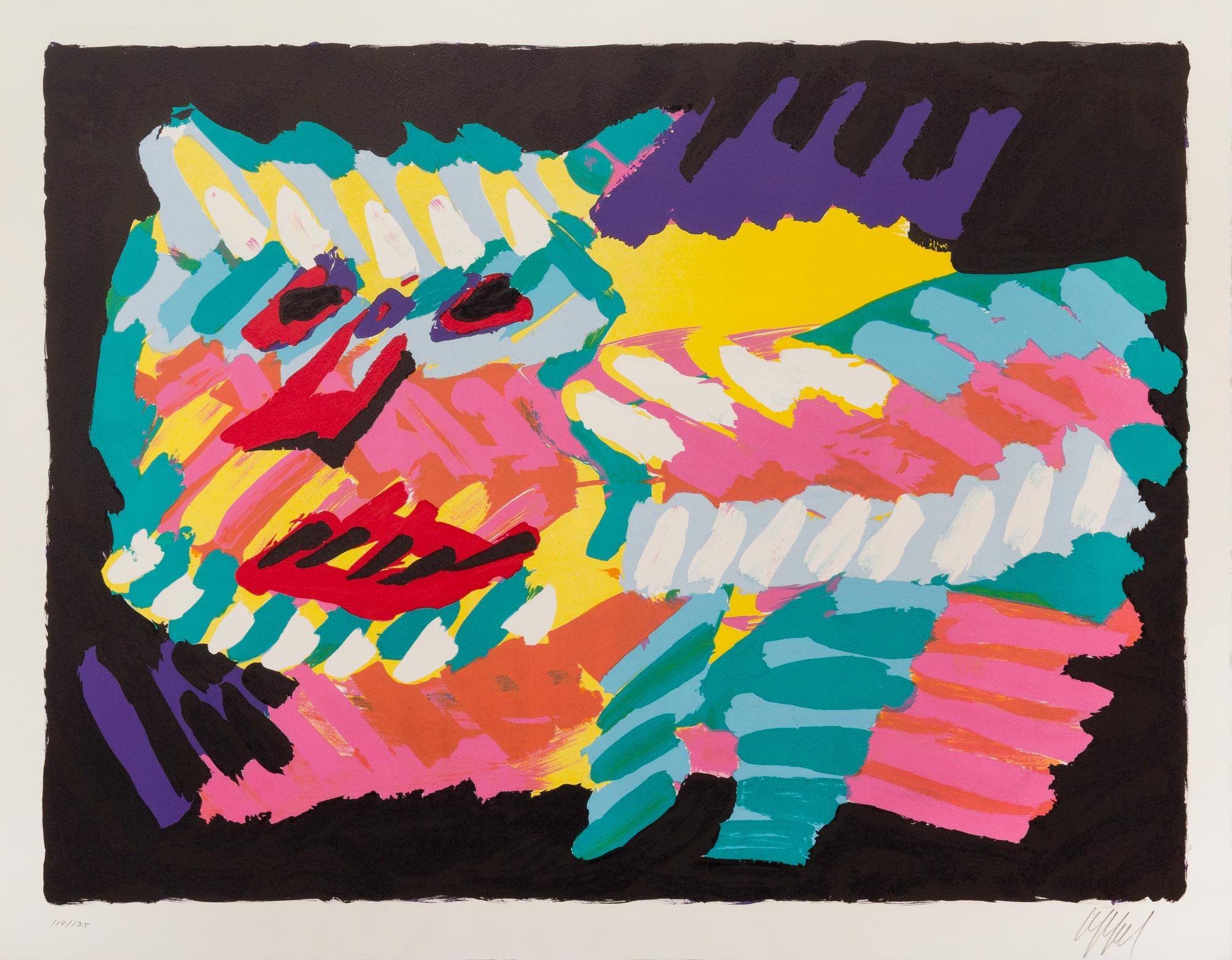Karel Appel, (Dutch, 1921-2006), Cats, 1978 (complete portfolio of 17 lithographs with case)