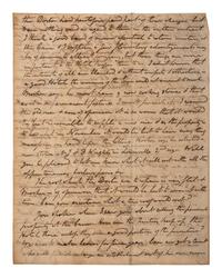 [KENTUCKY - MAMMOTH CAVE]. UNDERWOOD, Joseph Rogers (1791-1876). Autograph letter signed ("J.R. Underwood") to George C. Gwathmey. Tompkinsville, KY, 23 April 1849. 6 pages, 8vo, toned, integral leaf.