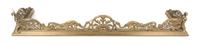 A Louis XVI Style Brass Fire Fender Width 57 inches. — 19TH/20TH CENTURY