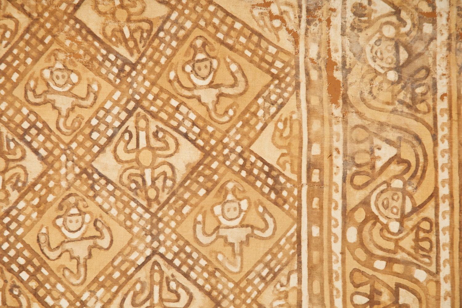 A Chancay Painted Textile