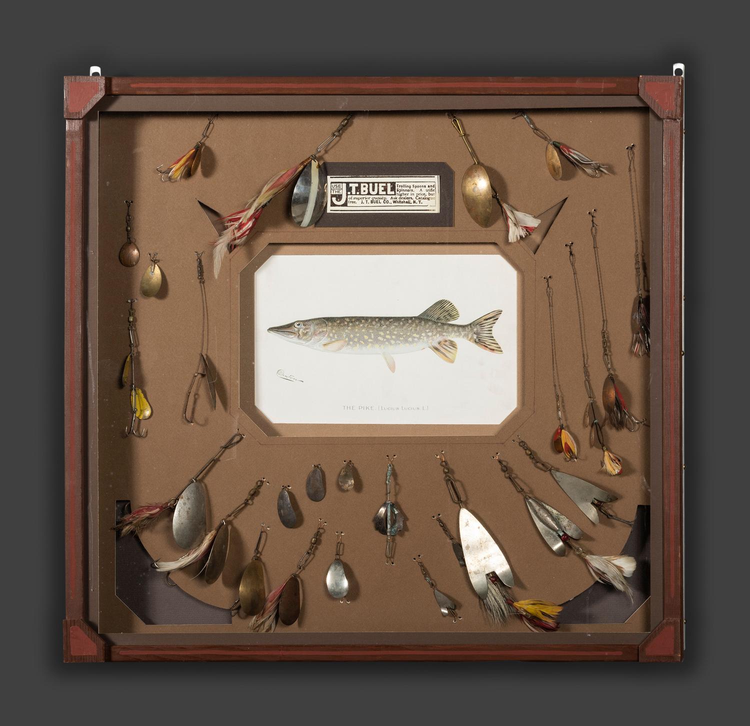Two Fishing Lure Dioramas