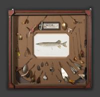Two Fishing Lure Dioramas