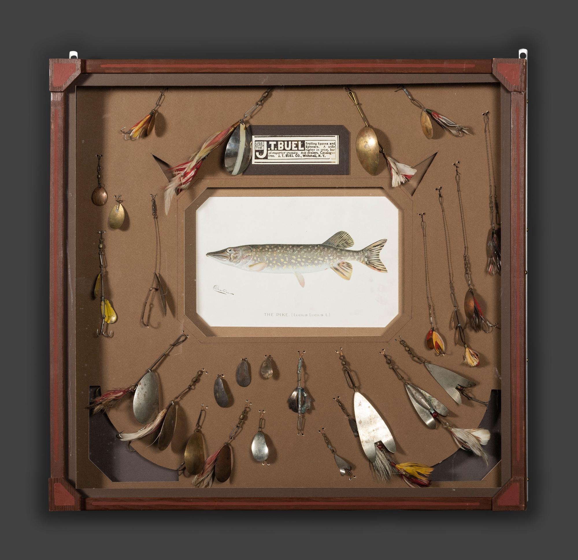 Two Fishing Lure Dioramas