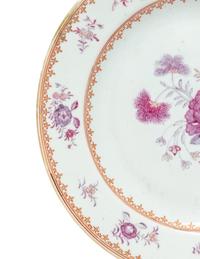 Three Chinese Export Porcelain Plates