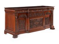 A Renaissance Revival Carved Mahogany Serving Cabinet