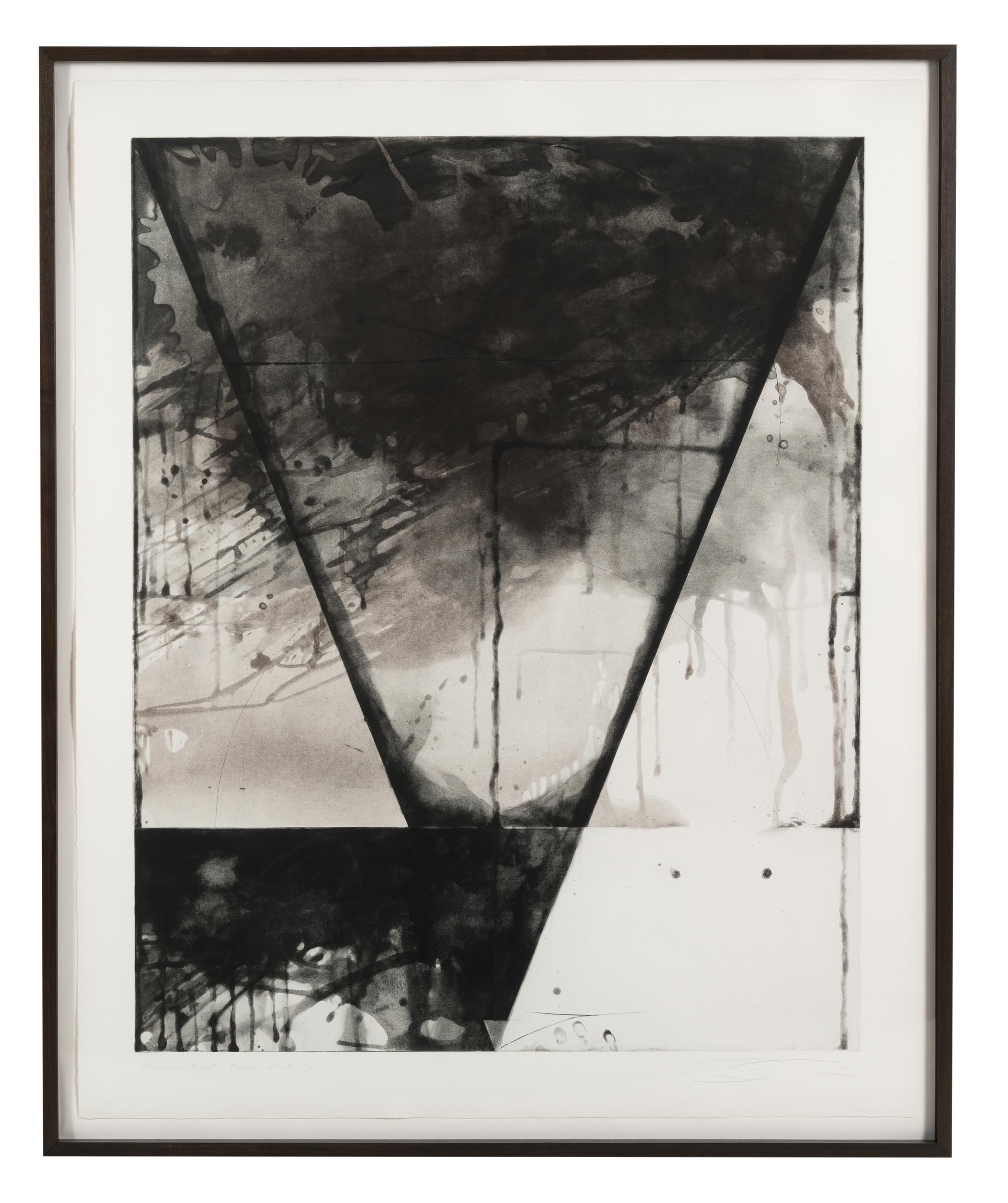 Descended Triangle - Triangle - Black