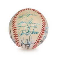 A 1969 Chicago Cubs Team Signed Autograph Baseball (Beckett Authentication Services Letter),